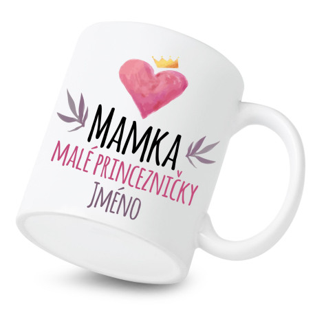Keramický hrnek Mamka malé princezničky