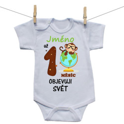 Body s krátkým rukávem Už 1 měsíc objevuji svět