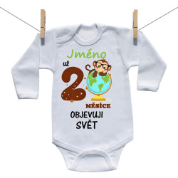 Body s dlouhým rukávem Už 2 měsíce objevuji svět