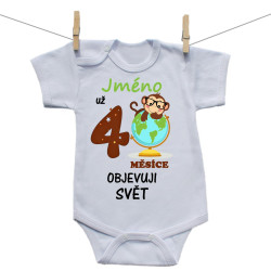 Body s krátkým rukávem Už 4 měsíce objevuji svět