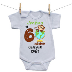 Body s krátkým rukávem Už 6 měsíců objevuji svět