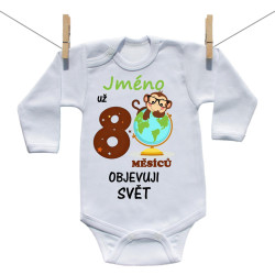 Body s dlouhým rukávem Už 8 měsíců objevuji svět