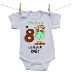 Body s krátkým rukávem Už 8 měsíců objevuji svět