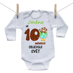 Body s dlouhým rukávem Už 10 měsíců objevuji svět
