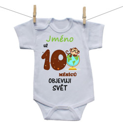 Body s krátkým rukávem Už 10 měsíců objevuji svět