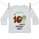 Tričko s dlouhým rukávem Už 10 měsíců objevuji svět