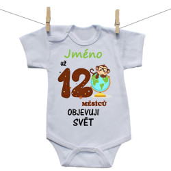 Body s krátkým rukávem Už 12 měsíců objevuji svět