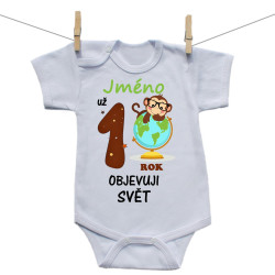 Body s krátkým rukávem Už 1 rok objevuji svět