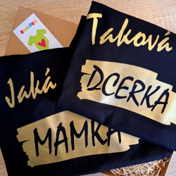 Limitovaná zlatá rodinná sada Jaká mamka taková dcerka