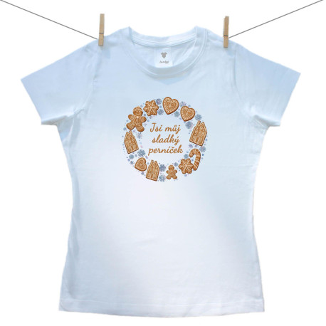 Dámské triko s krátkým rukávem Jsi můj sladký medovník Dámské triko s krátkým rukávem Jsi můj sladký medovník