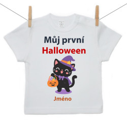 Tričko s krátkým rukávem Můj první Halloween