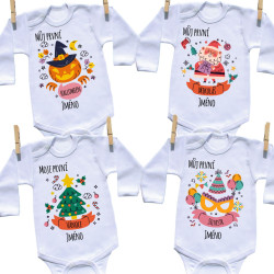 Moje první svátky od Halloweenu po Silvestr - Sada 4 ks body