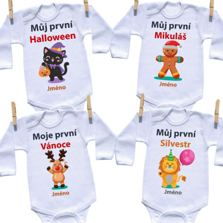 Pohádkové první svátky od Halloweenu po Silvestr - Sada 4 ks body Pohádkové první svátky od Halloweenu po Silvestr - Sada 4 ks body