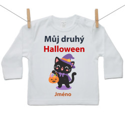 Tričko s dlouhým rukávem Můj druhý Halloween