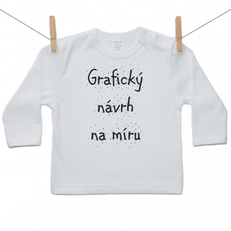 Tričko s dlouhým rukávem s vlastní grafikou