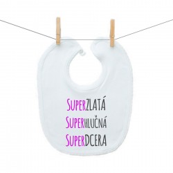 Bryndáček na zapínání Super zlatá, super hlučná, super dcera
