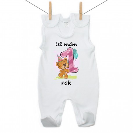 Dupačky Už mám 1 rok Dívka Dupačky Už mám 1 rok Dívka