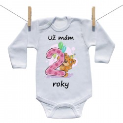 Body s dlouhým rukávem Už mám 2 roky Dívka