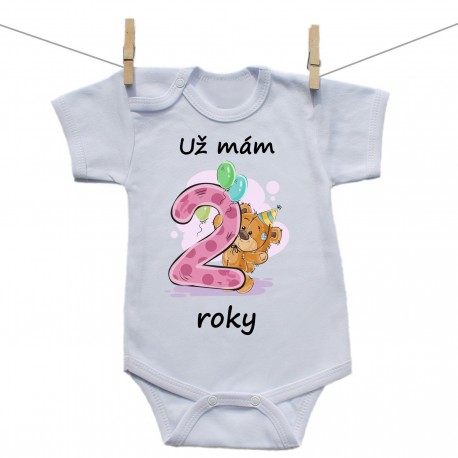 Body s krátkým rukávem Už mám 2 roky Dívka