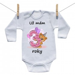 Body s dlouhým rukávem Už mám 3 roky Dívka