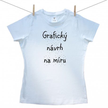 Dámské triko s krátkým rukávem s vlastní grafikou
