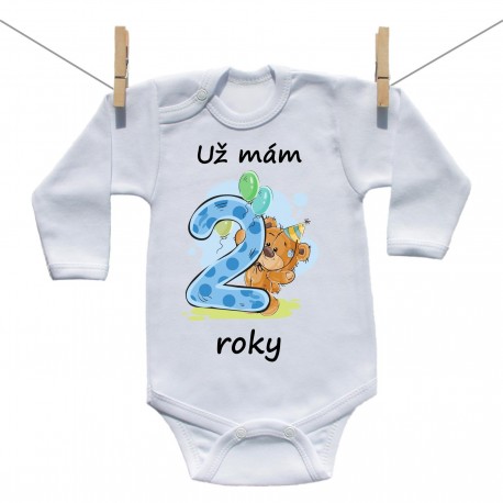 Body s dlouhým rukávem Už mám 2 roky Chlapec