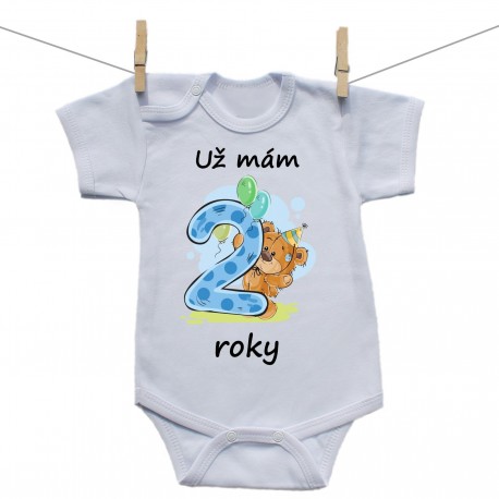 Body s krátkým rukávem Už mám 2 roky Chlapec