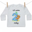 Tričko s dlouhým rukávem Už mám 2 roky Chlapec