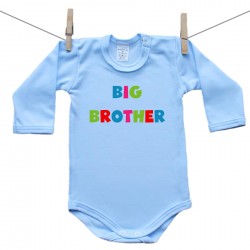 Modré body s dlouhým rukávem Big brother