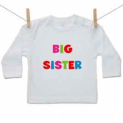 Tričko s dlouhým rukávem Big sister