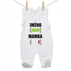 Dupačky Baterie nabitá/vybitá mamka se jménem
