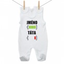 Dupačky Baterie nabitá/vybitá táta se jménem 