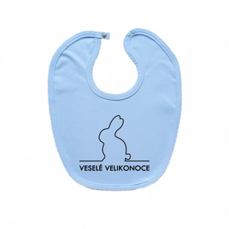 Modrý bryndáček na zapínání Veselé Velikonoce