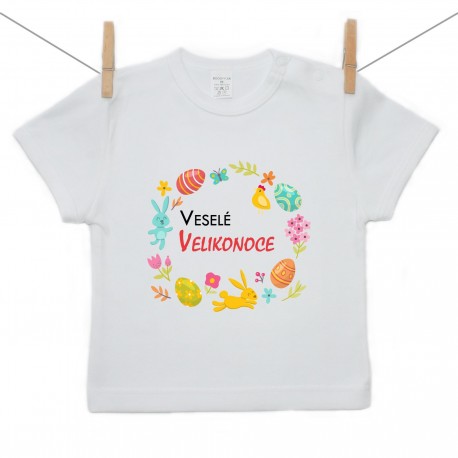 Tričko s krátkým rukávem Veselé Velikonoce