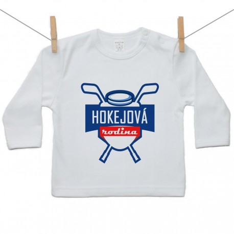 Tričko s dlouhým rukávem Hokejová rodina