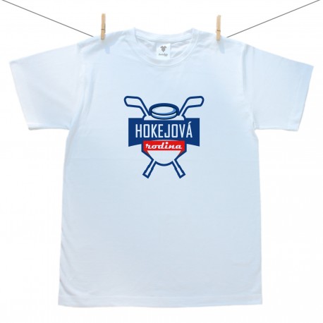 Pánské triko s krátkým rukávem Hokejová rodina