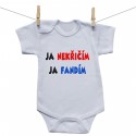 Body s krátkým rukávem Ja nekřičím ja fandím
