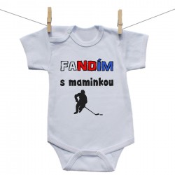 Body s krátkým rukávem Fandím s maminkou