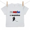 Tričko s krátkým rukávem Fandím s maminkou