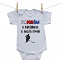Body s krátkým rukávem Fandím s tatínkem maminkou