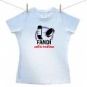 Dámské triko s krátkým rukávem Fandí celá rodina
