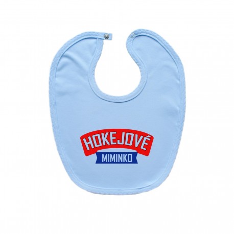 Modrý bryndáček na zapínání Hokejové miminko
