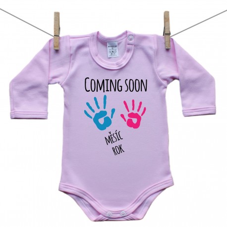Růžové body s dlouhým rukávem Coming soon Růžové body s dlouhým rukávem Coming soon