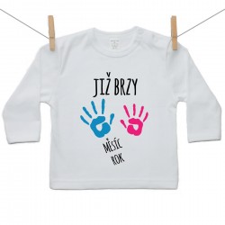 Tričko s dlouhým rukávem Již brzy