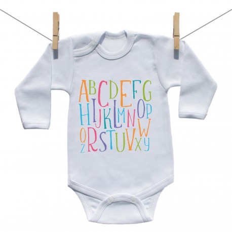 Body s dlouhým rukávem Abeceda