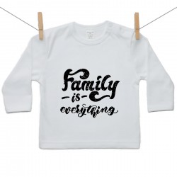 Tričko s dlouhým rukávem Family is everything