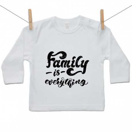Tričko s dlouhým rukávem Family is everything Tričko s dlouhým rukávem Family is everything