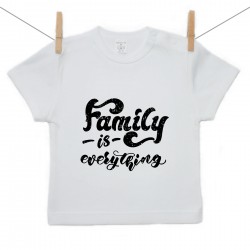 Tričko s krátkým rukávem Family is everything