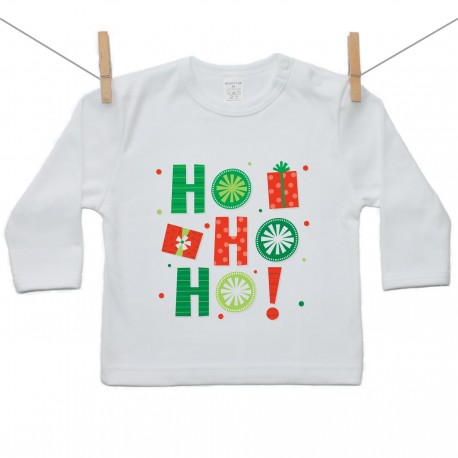Tričko s dlouhým rukávem HO HO HO!