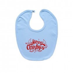Modrý bryndáček na zapínání Merry Christmas